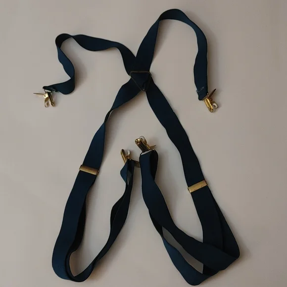 S10- Adjustable Suspenders Green - Picture 1 of 6